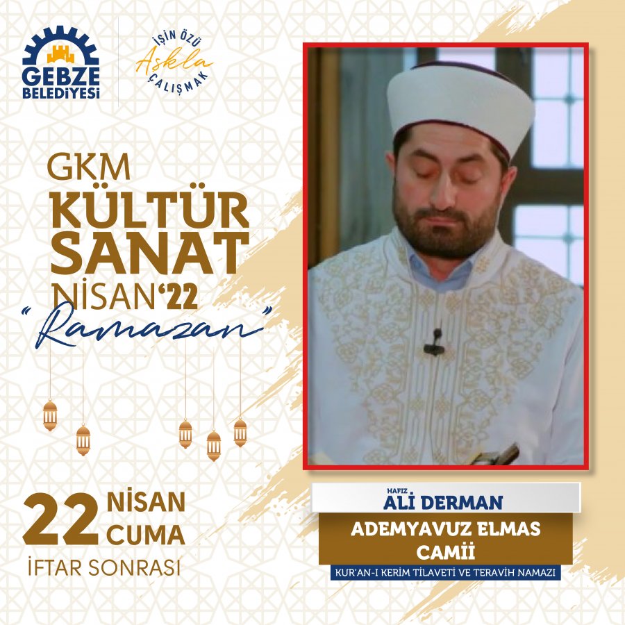 HAFIZ ALİ DERMAN - KURANI KERİM TİLAVETİ VE TERAVİH NAMAZI