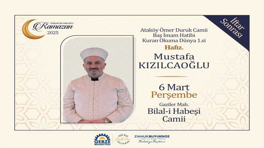 Kur-anı Kerim Tilaveti ve Teravih Namazı -Ataköy Ömer Duruk Camii Baş İmam Hatibi Kur-an Kerimi Güzel Okuma Yarışması Dünya 1.si Hafız Mustafa Kızılcaoğlu