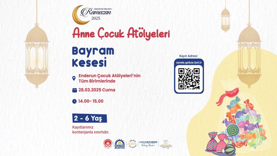 Anne Çocuk Atölyeleri - Bayram Kesesi