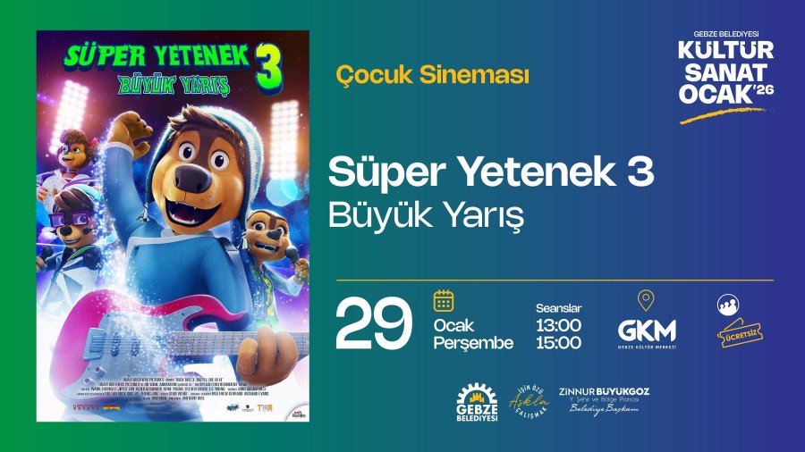 Çocuk Sineması - Süper Yetenek 3 Büyük Yarış
