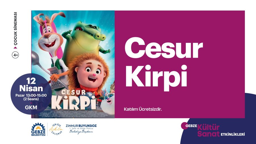 Çocuk Sineması - Cesur Kirpi