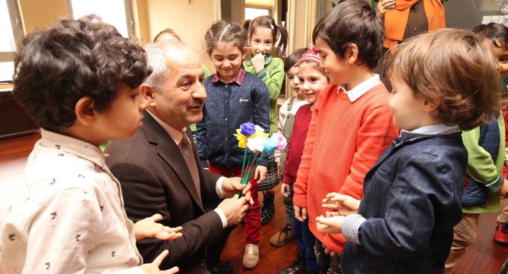 Başkan Büyükgöz’ün minik misafirleri