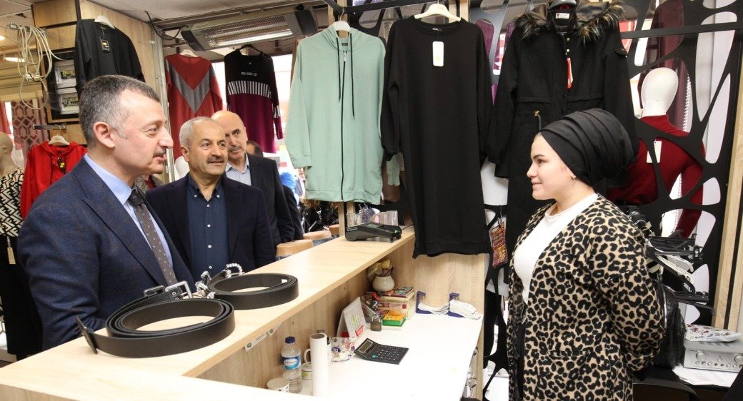 Başkanlar Beylikbağı’nda Esnaf Ziyaretlerinde