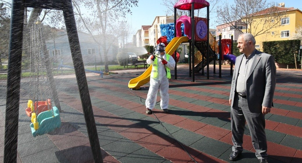 Virüse Karşı Çalışmalar Büyükgöz’ün Denetiminde