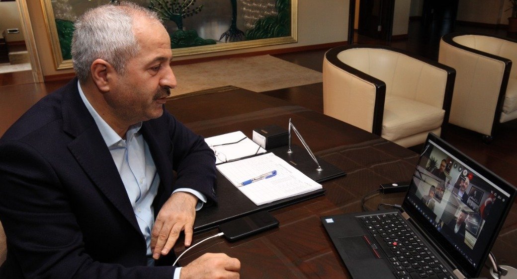 Birim Müdürlerinden Başkan Büyükgöz’e Online Brifing   