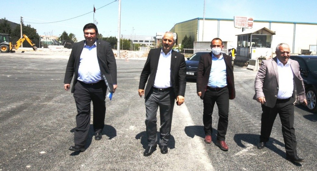 TIR Parkında Çalışmalar Başkan Büyükgöz’ün Takibinde