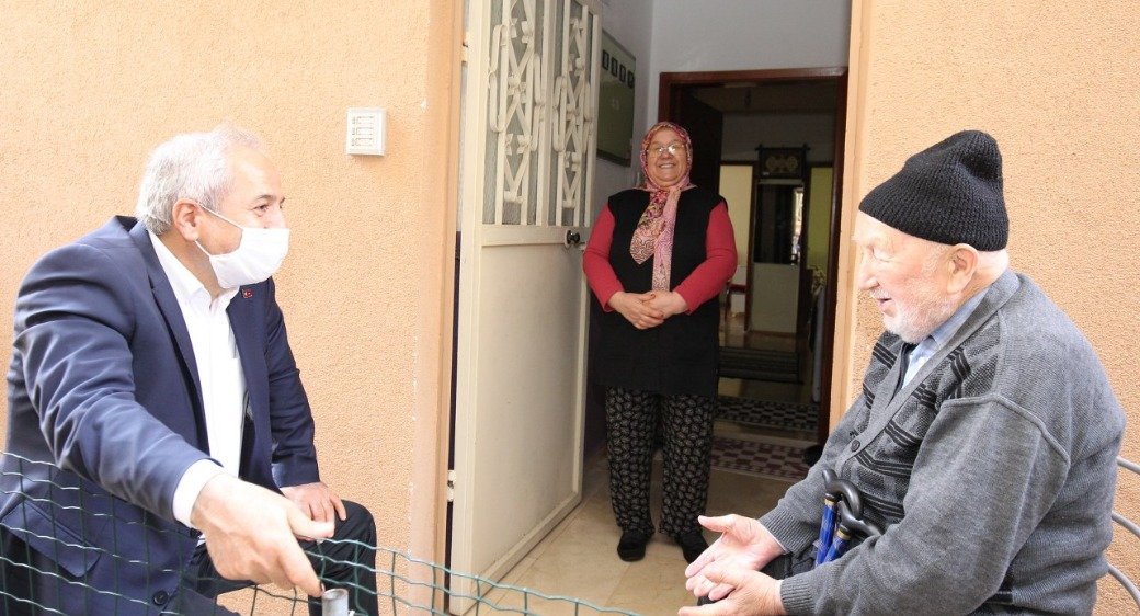 Başkan Büyükgöz Yakup Dede’nin Hayır Duasını Aldı