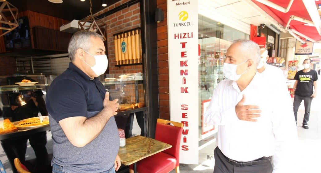 Başkan Büyükgöz Esnafı Dinliyor