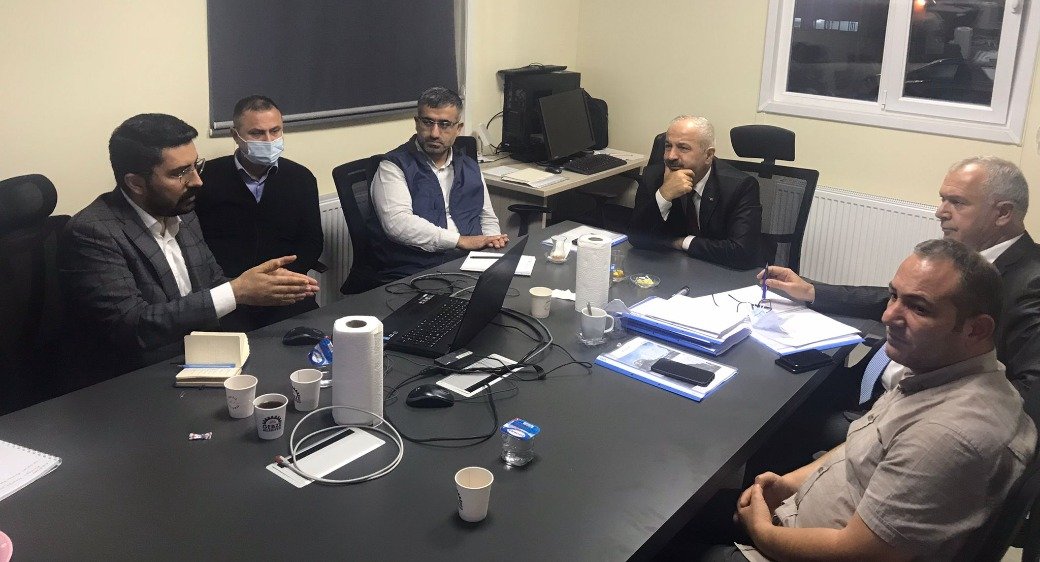 Başkan Büyükgöz’e gece brifingi