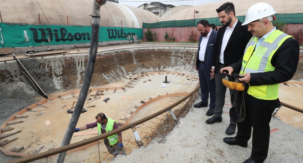 Başkan Büyükgöz Yeni Paten Parkının Temelini Attı