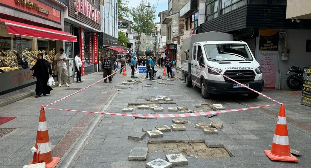 Eskiçarşı’da Parke Yenileme Çalışması
