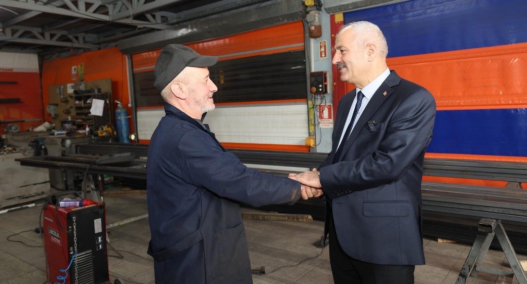 Cumhur İttifakı Başkan Adayı Büyükgöz Kocabeton Sanayi’de 