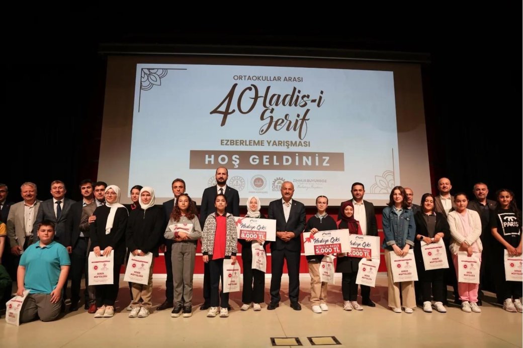 Gebze’de Hadis-i Şerif Ezberleme Yarışması