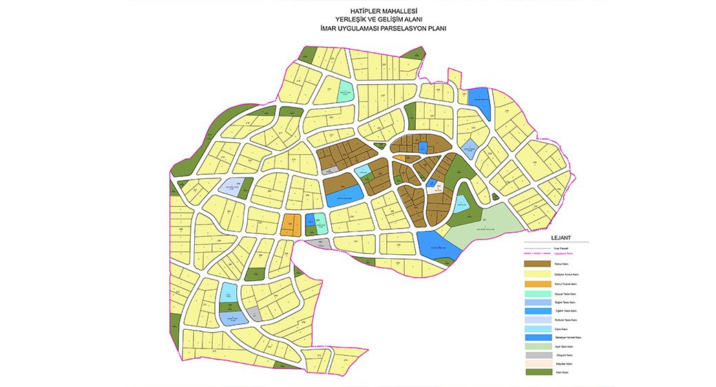 Hatipler Mahallesinde 43 Hektarlık İmar Uygulaması Tamamlandı