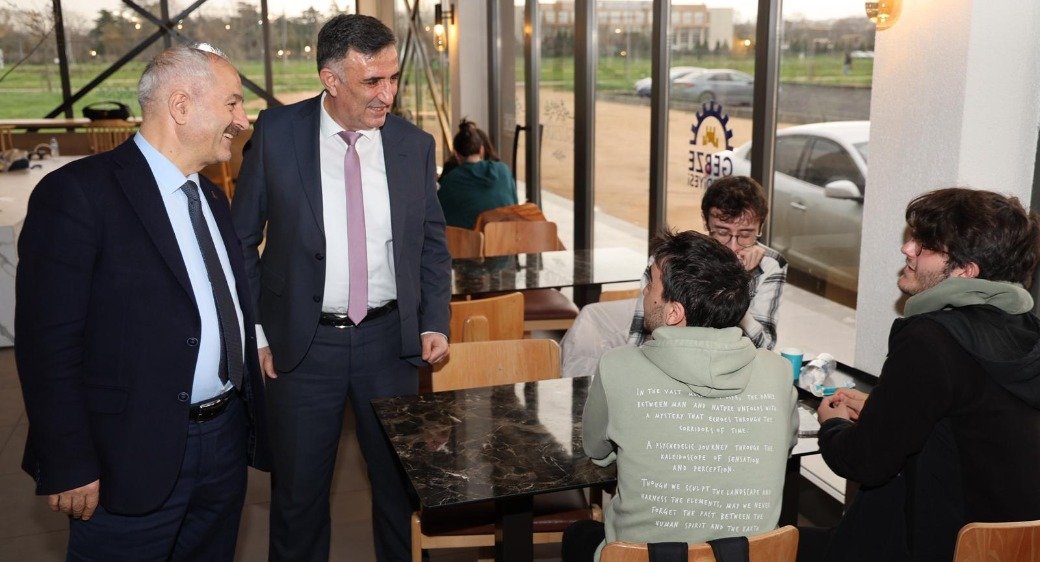 BAŞKAN BÜYÜKGÖZ’DEN GÜZİDE KAMPÜS ZİYARETİ