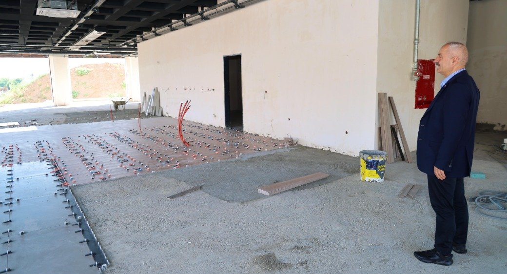 Beylikbağı Güzide Sosyal Tesisin İnşaatı Tüm Hızıyla Sürüyor