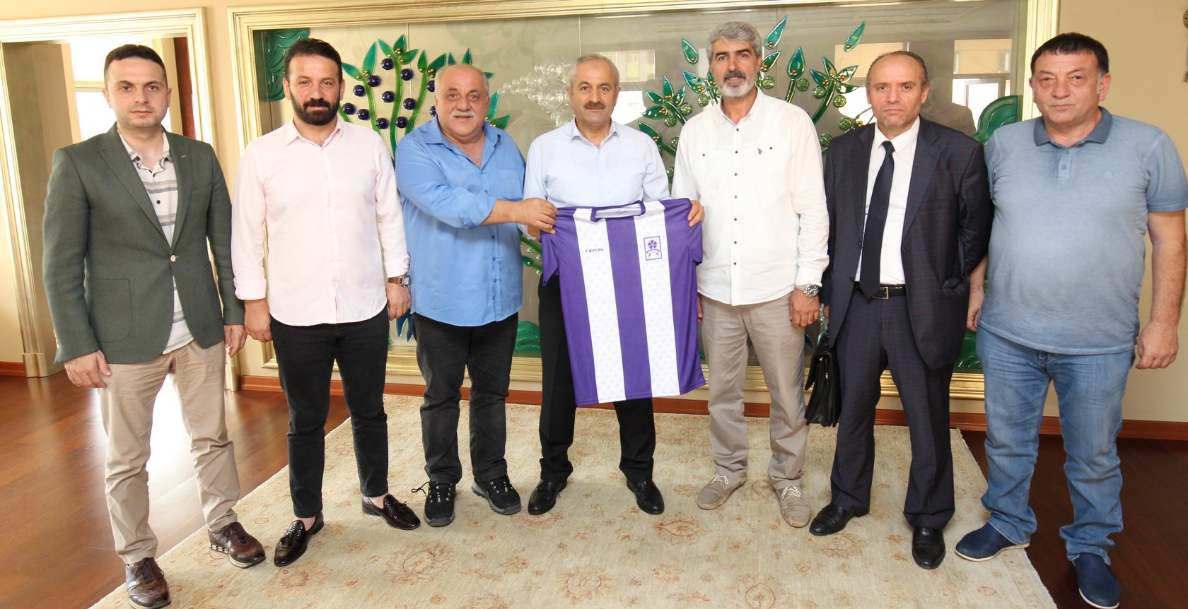 Gebzespor yönetimi Başkan Büyükgöz´e geldi