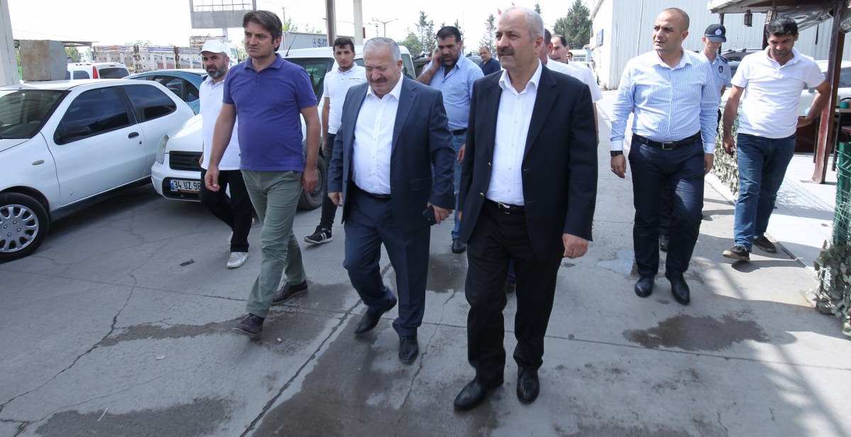 Başkan Büyükgöz Nakliyeciler Garajı´nda