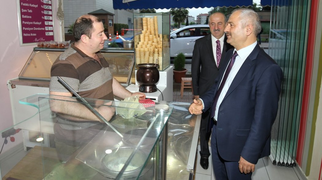 Başkan Büyükgöz´den esnaf turu