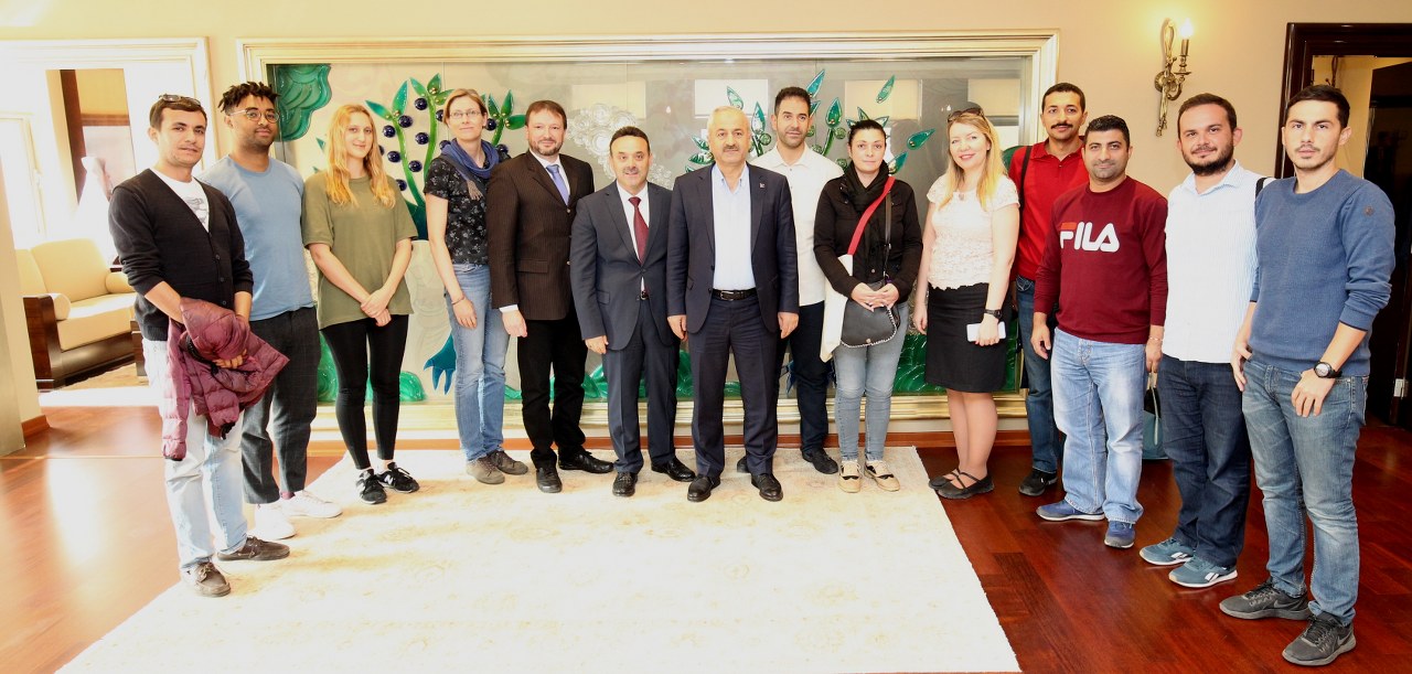 Başkan Büyükgöz´e Yabancı Konuklar