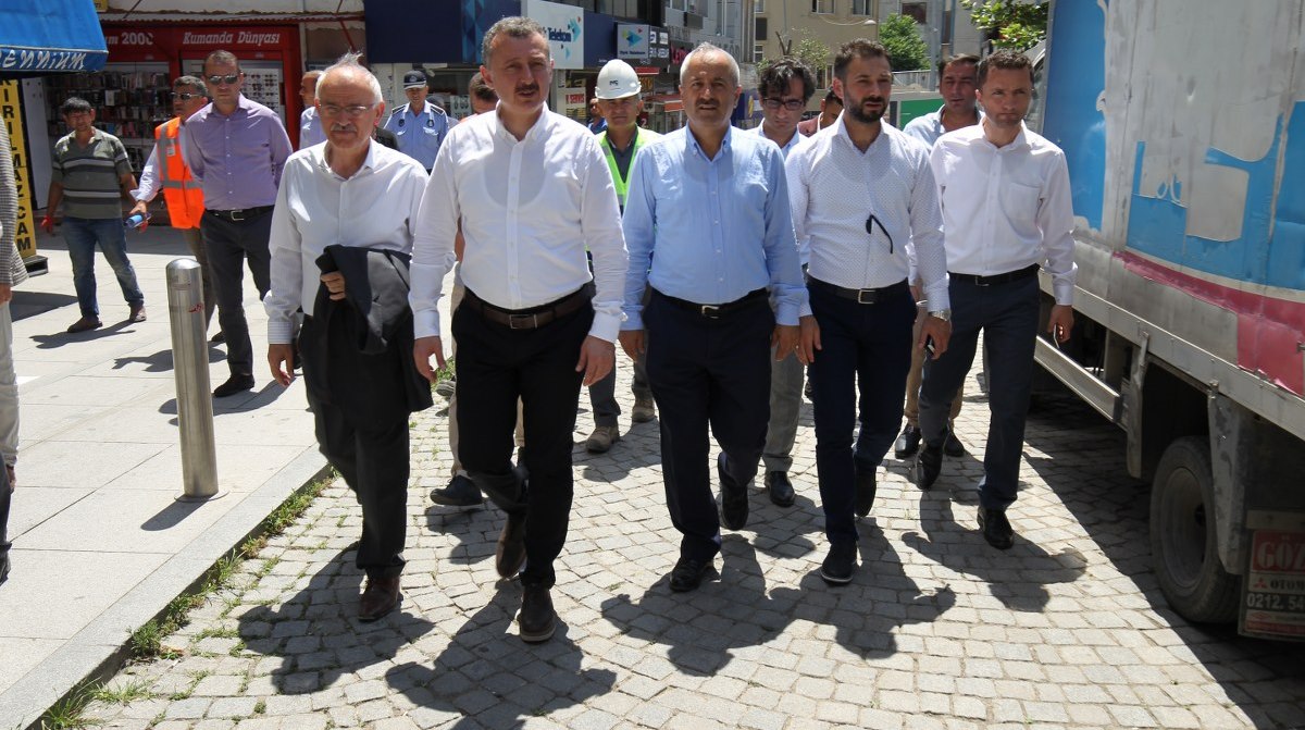 Başkanlar Eskiçarşı esnafını ziyaret etti