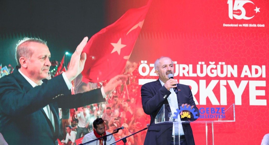 Gebze’de 15 Temmuz Coşkusu