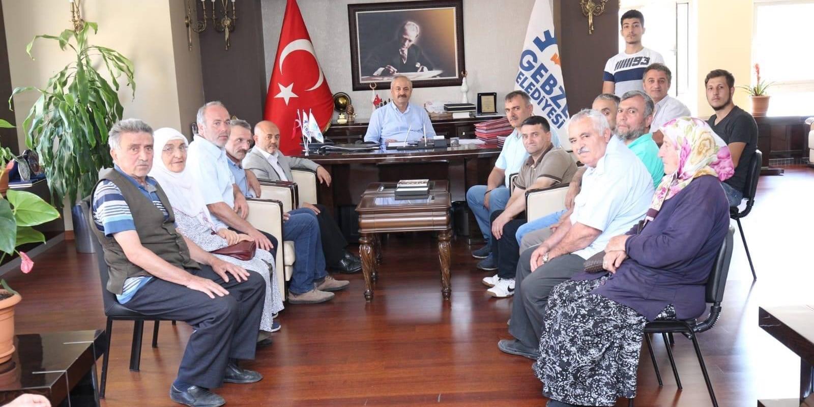 Başkan Büyükgöz´e Arapçeşme´den konuklar