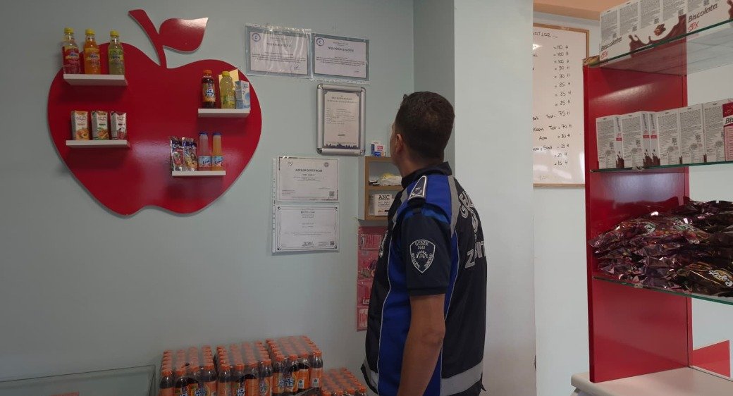 Gebze’de Okul Kantinlerine Zabıta Denetimi