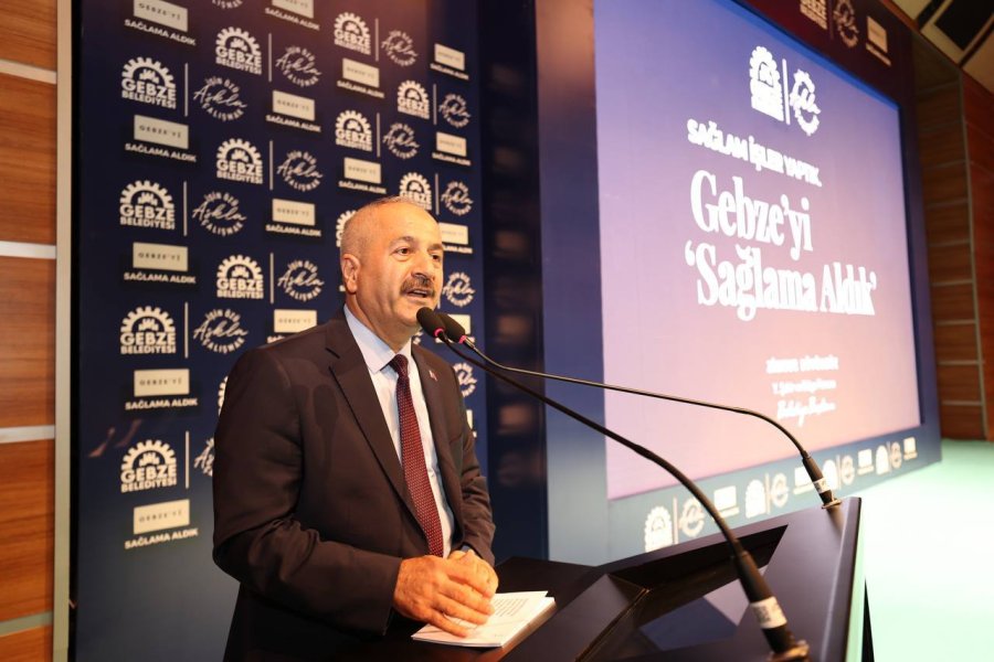 Gebze Belediyesi Hizmet ve Yatırım Dönem Toplantısında Konuşan Başkan BÜYÜKGÖZ: