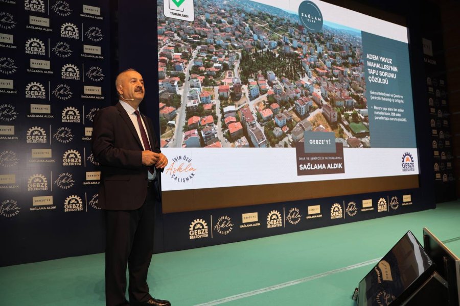 Gebze Belediyesi Hizmet ve Yatırım Dönem Toplantısında Konuşan Başkan BÜYÜKGÖZ: