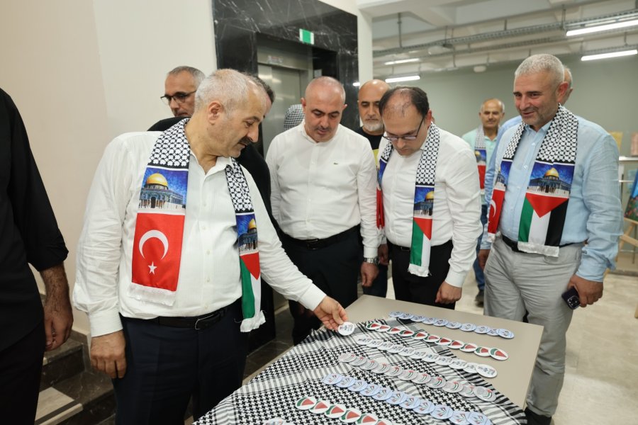 Başkan Büyükgöz Gazze Sergisi’nin Açılışını Gerçekleştirdi