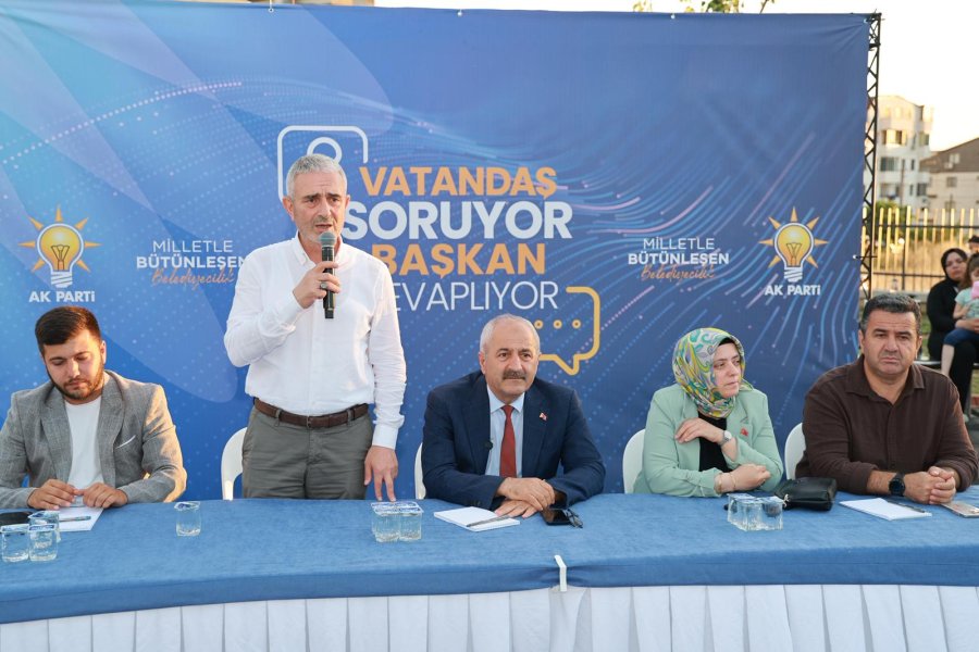 Vatandaş Soruyor, Başkan Cevaplıyor Karabağ Parkı’nda Yoğun Katılımla Gerçekleşti