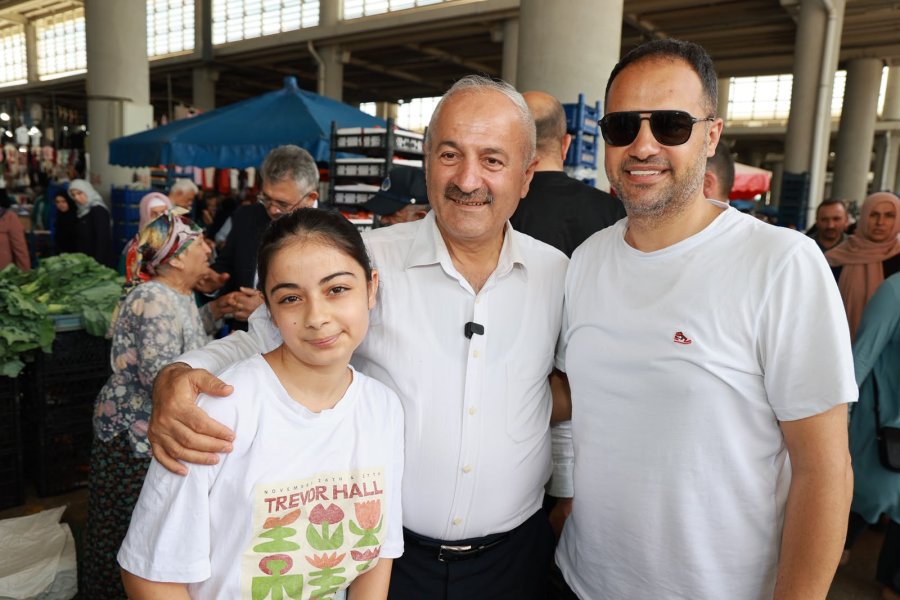 Mevlana Kapalı Pazar Yeri’nde Esnaf ve Vatandaşla Gönül Buluşması