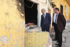 Başkan Büyükgöz Evi Yanan Vatandaşın Yanında