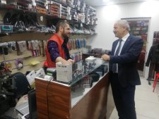 Başkan Büyükgöz´den Çarşıda Esnaf Turu