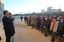 Kaymakam Güler ve Başkan Büyükgöz bayrak törenine katıldı