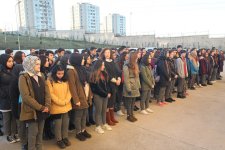 Kaymakam Güler ve Başkan Büyükgöz bayrak törenine katıldı