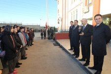 Kaymakam Güler ve Başkan Büyükgöz bayrak törenine katıldı