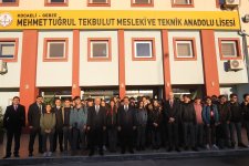 Kaymakam Güler ve Başkan Büyükgöz bayrak törenine katıldı