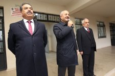 Kaymakam Güler ve Başkan Büyükgöz bayrak törenine katıldı