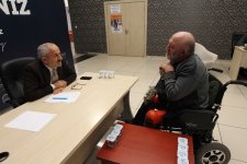 Başkan Büyükgöz vatandaşı dinliyor