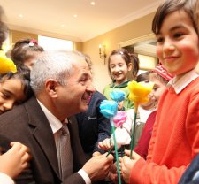 Başkan Büyükgöz’ün minik misafirleri