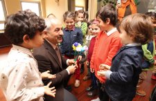 Başkan Büyükgöz’ün minik misafirleri