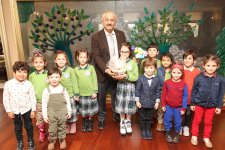 Başkan Büyükgöz’ün minik misafirleri
