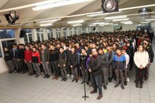 Kaymakam Güler ve Başkan Büyükgöz bayrak törenine katıldı