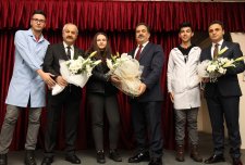 Kaymakam Güler ve Başkan Büyükgöz bayrak törenine katıldı