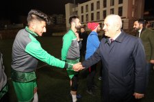 Başkan Büyükgöz Beylikbağı Spor’un antrenmanına katıldı
