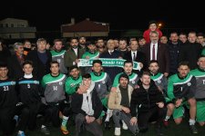 Başkan Büyükgöz Beylikbağı Spor’un antrenmanına katıldı