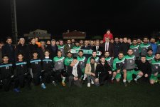 Başkan Büyükgöz Beylikbağı Spor’un antrenmanına katıldı