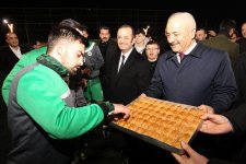 Başkan Büyükgöz Beylikbağı Spor’un antrenmanına katıldı